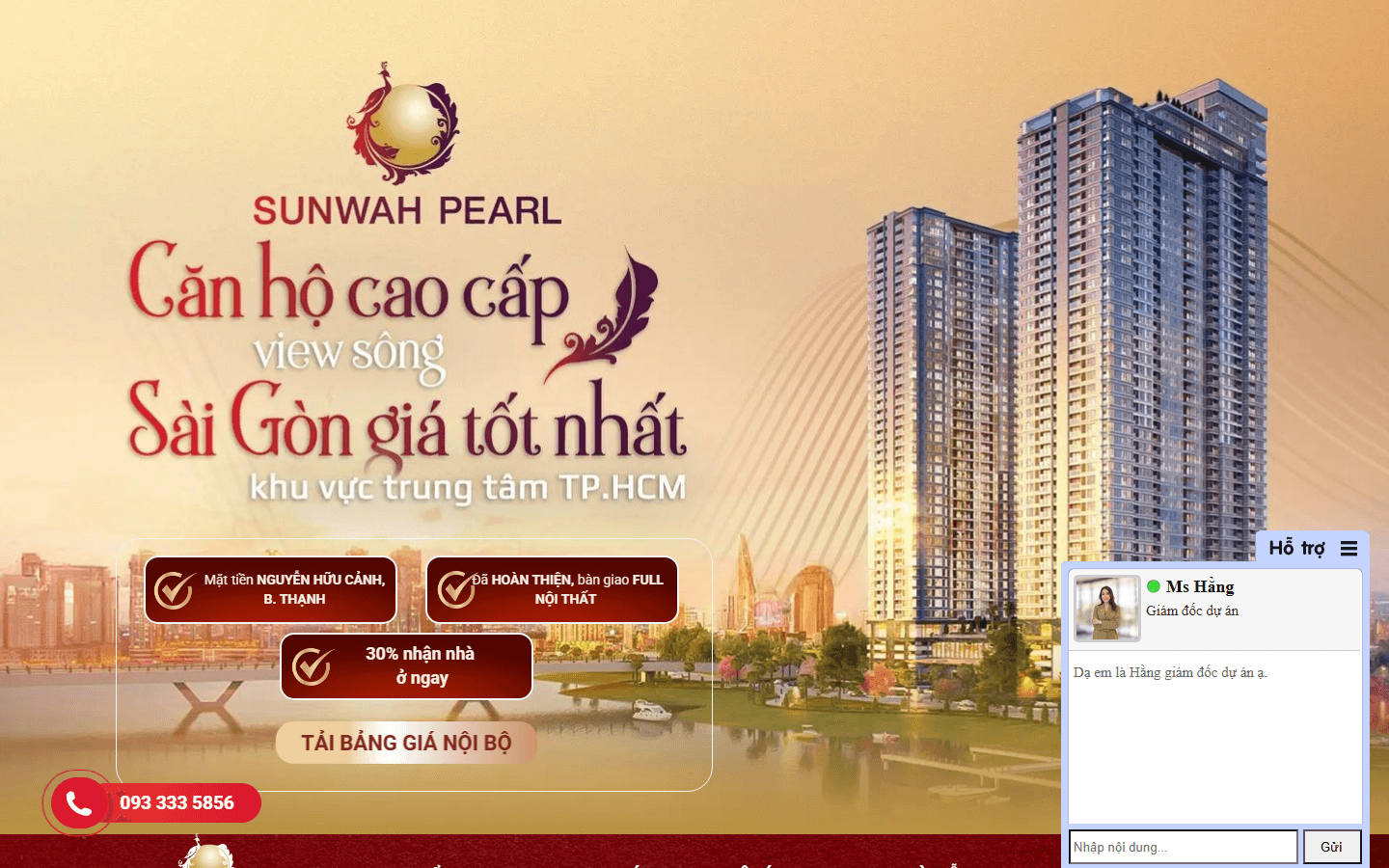 Ảnh trang Sunwah Pearl — Căn Hộ Cao Cấp Bình Thạnh TP.HCM